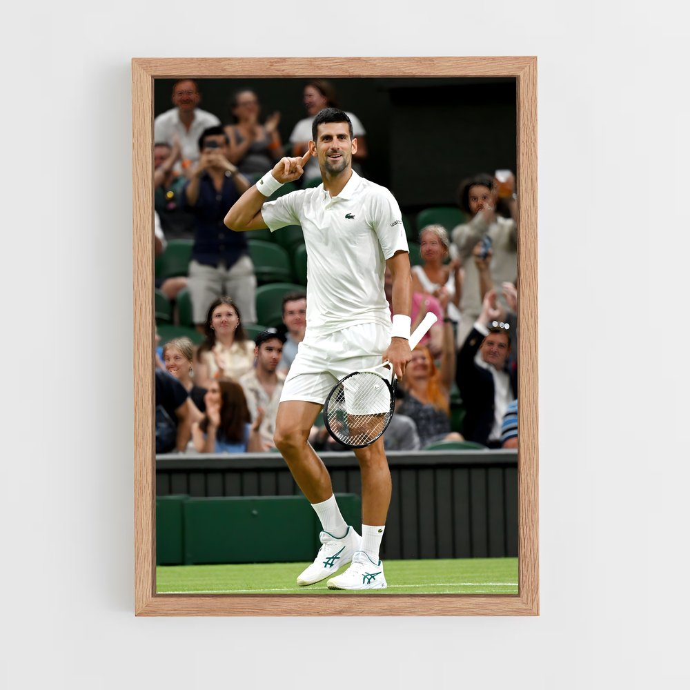 Poster Novak djokovic courts – affiche Tennis (vue 4)